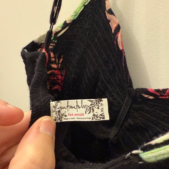 Smocked Bodice Floral Print Maxi Dress - Picture 5 of 5